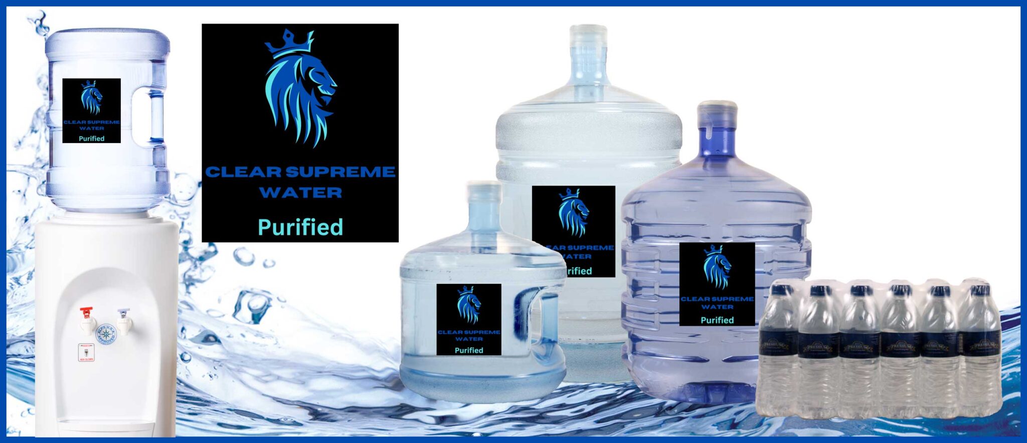Purified Water Clear Supreme Water Delivery