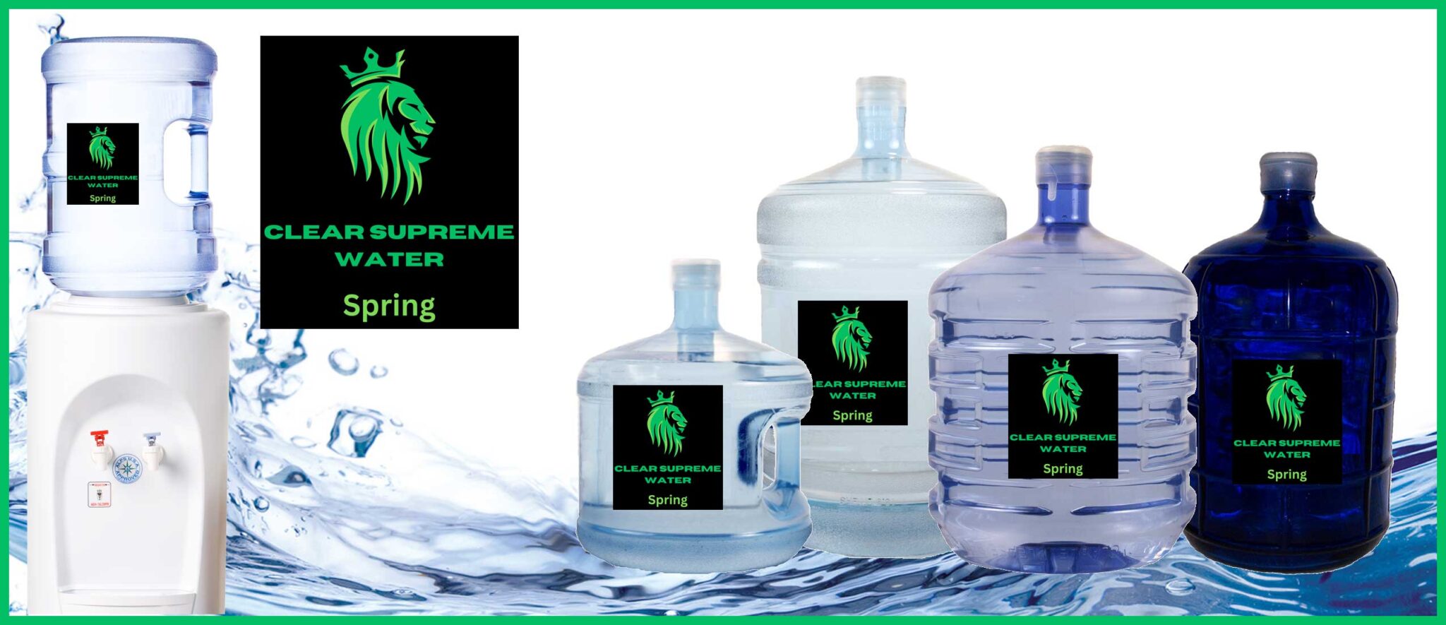 Bottled Spring Water Clear Supreme Water Delivery